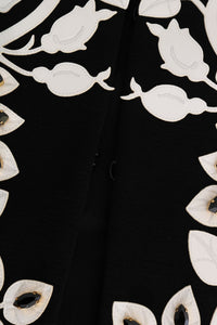 Thumbnail for Floral Embroidered Crystal Wool Coat Jacket