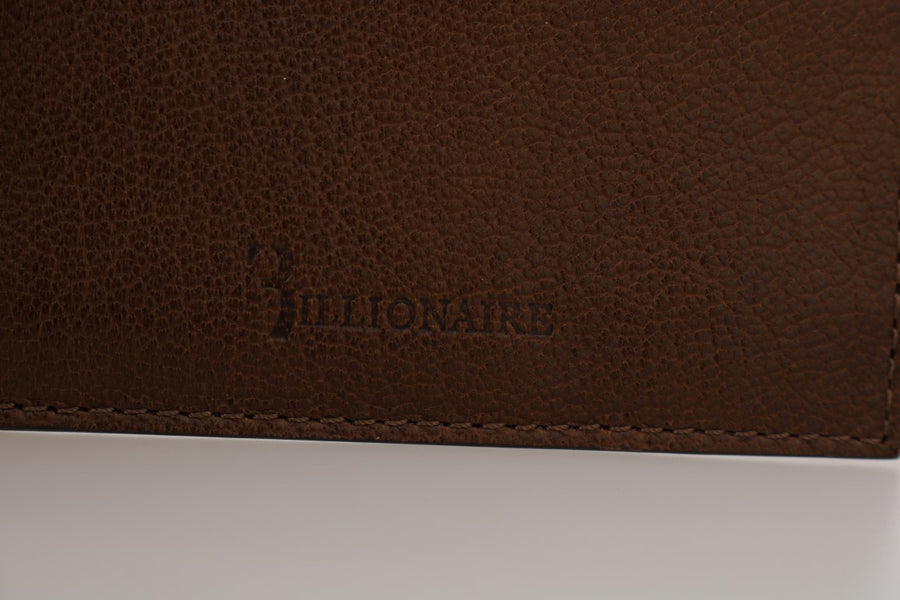 Elegant Leather Men's Wallet in Brown