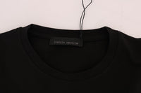 Thumbnail for Chic Black Crewneck Tee with 'RIDERS' Motif