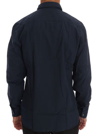 Thumbnail for Elegant Blue Cotton Casual Shirt