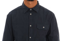 Thumbnail for Elegant Blue Cotton Casual Shirt