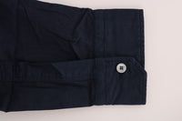 Thumbnail for Elegant Blue Cotton Casual Shirt