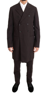 Thumbnail for Elegant Bordeaux Double Breasted Suit
