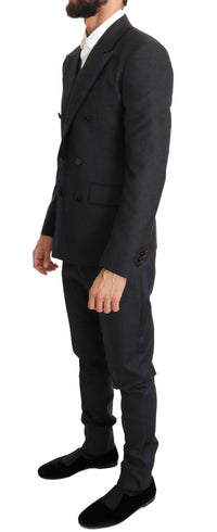 Thumbnail for Elegant Gray Polka Dot 3-Piece Suit