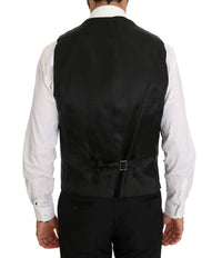 Thumbnail for Elegant Black Three-Piece Suit with Saxophone Embroidery