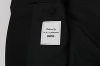 Thumbnail for Elegant Black Three-Piece Suit with Saxophone Embroidery