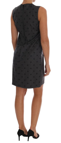 Thumbnail for Chic Sleeveless Polka Dot Wool Dress