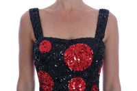 Thumbnail for Elegant Polka Dotted Shift Dress