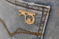 Thumbnail for Chic Light Blue Torn Slim Fit Jeans