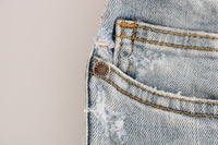 Thumbnail for Chic Light Blue Torn Slim Fit Jeans