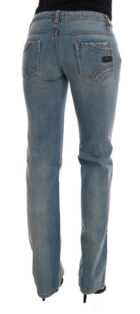 Thumbnail for Chic Classic Fit Straight Blue Jeans