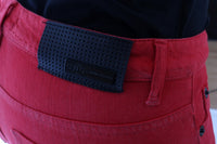 Thumbnail for Radiant Red Super Slim Designer Jeans
