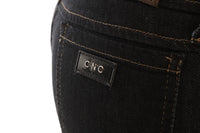 Thumbnail for Svelte Dark Blue Cotton Slim Jeans