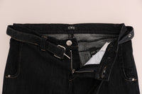 Thumbnail for Svelte Dark Blue Cotton Slim Jeans