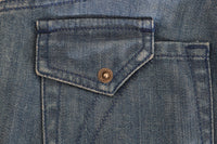 Thumbnail for Super Slim Blue Wash Cotton Jeans