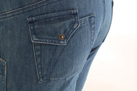 Thumbnail for Super Slim Blue Wash Cotton Jeans
