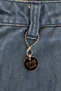 Thumbnail for Super Slim Blue Wash Cotton Jeans