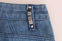 Thumbnail for Super Slim Blue Wash Cotton Jeans