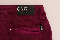Thumbnail for Sleek Red Straight Fit Luxury Jeans