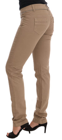 Thumbnail for Beige Super Slim Fit Denim Delight