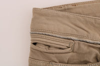Thumbnail for Beige Super Slim Fit Denim Delight