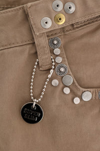 Thumbnail for Beige Super Slim Fit Designer Jeans