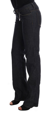 Thumbnail for Chic Dark Blue Straight Fit Jeans