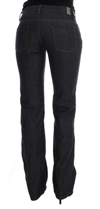 Thumbnail for Chic Dark Blue Straight Fit Jeans