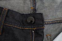 Thumbnail for Chic Dark Blue Straight Fit Jeans