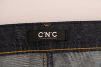 Thumbnail for Chic Dark Blue Straight Fit Jeans