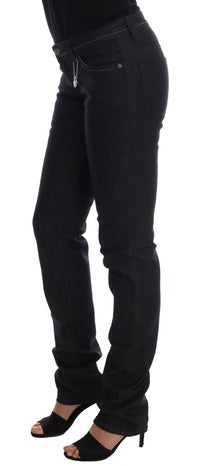 Thumbnail for Chic Dark Blue Super Slim Fit Jeans