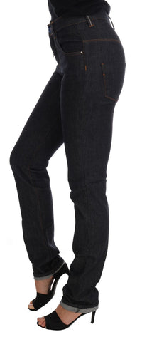 Thumbnail for Sleek Dark Blue Super Slim Jeans