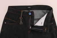 Thumbnail for Sleek Dark Blue Super Slim Jeans