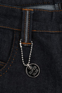 Thumbnail for Sleek Dark Blue Super Slim Jeans
