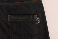 Thumbnail for Sleek Dark Blue Super Slim Jeans