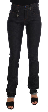 Thumbnail for Sleek Dark Blue Super Slim Jeans