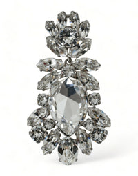 Thumbnail for White Large Baroque Crystal Women Brooch