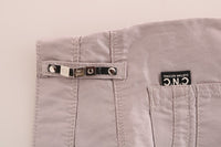 Thumbnail for Chic Beige Slim Fit Designer Jeans