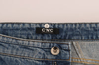 Thumbnail for Chic Blue Slim Fit Designer Jeans
