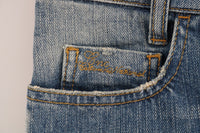 Thumbnail for Chic Blue Slim Fit Designer Jeans