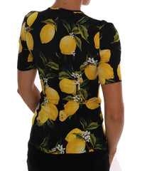 Thumbnail for Sicilian Lemon Print Silk Blouse