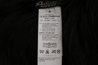 Thumbnail for Elegant Black Silver Fox Fur Scarf