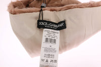 Thumbnail for Beige Xiangao Fur Beanie - Timeless Elegance