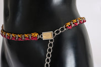 Thumbnail for Elegant Multicolor Crystal-Embellished Belt