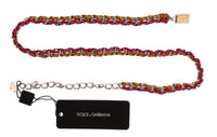 Thumbnail for Elegant Multicolor Crystal-Embellished Belt