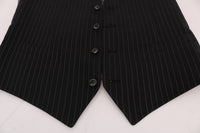 Thumbnail for Black STAFF Cotton Striped Vest