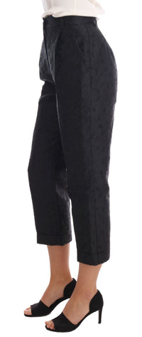 Thumbnail for Elegant High Waist Capri Dress Pants