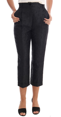 Thumbnail for Elegant High Waist Capri Dress Pants