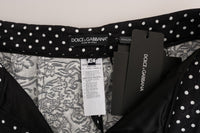 Thumbnail for Elegant Polka Dot Embellished Trousers