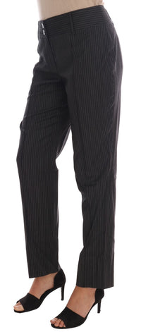 Thumbnail for Elegant Slim Fit Striped Dress Pants